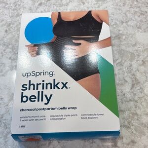 UpSpring Shrinkx Belly Charcoal Postpartum Belly Wrap - NEW
